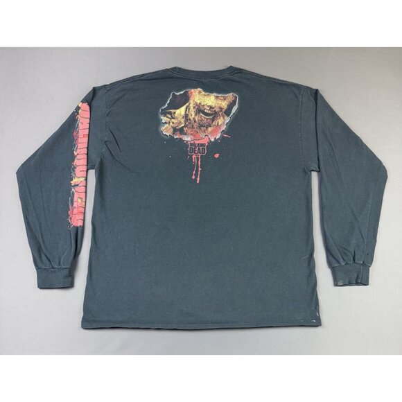 Rare Vintage Y2K Walking Dead AMC Zombie Horror TV Show Series Art Promo Tee - Picture 4 of 16